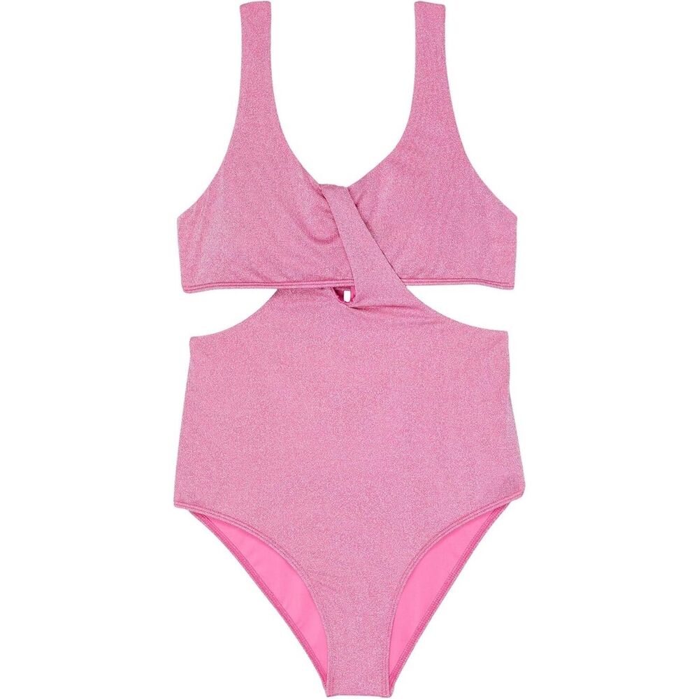 NWT O'NEILL Girl's Sequoia Loop One-Piece in Pink Azalea size 14